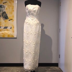 Ivory Size 11 Strapless Weeding Dress